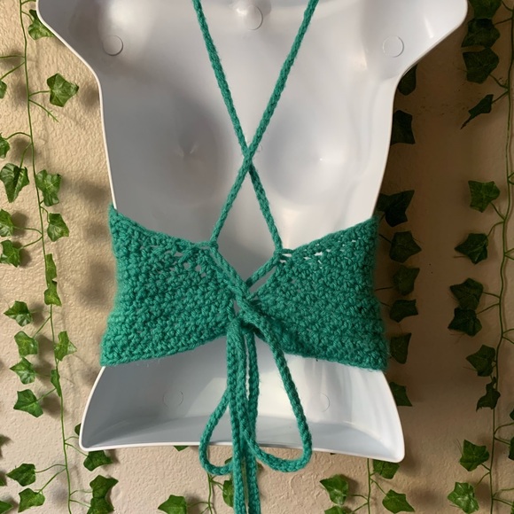 Handmade Crochet Halter Top - Picture 4 of 4